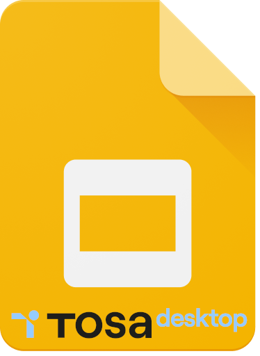 Certification TOSA Google Slides