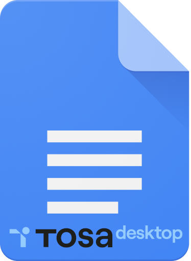 Certification TOSA Google Docs